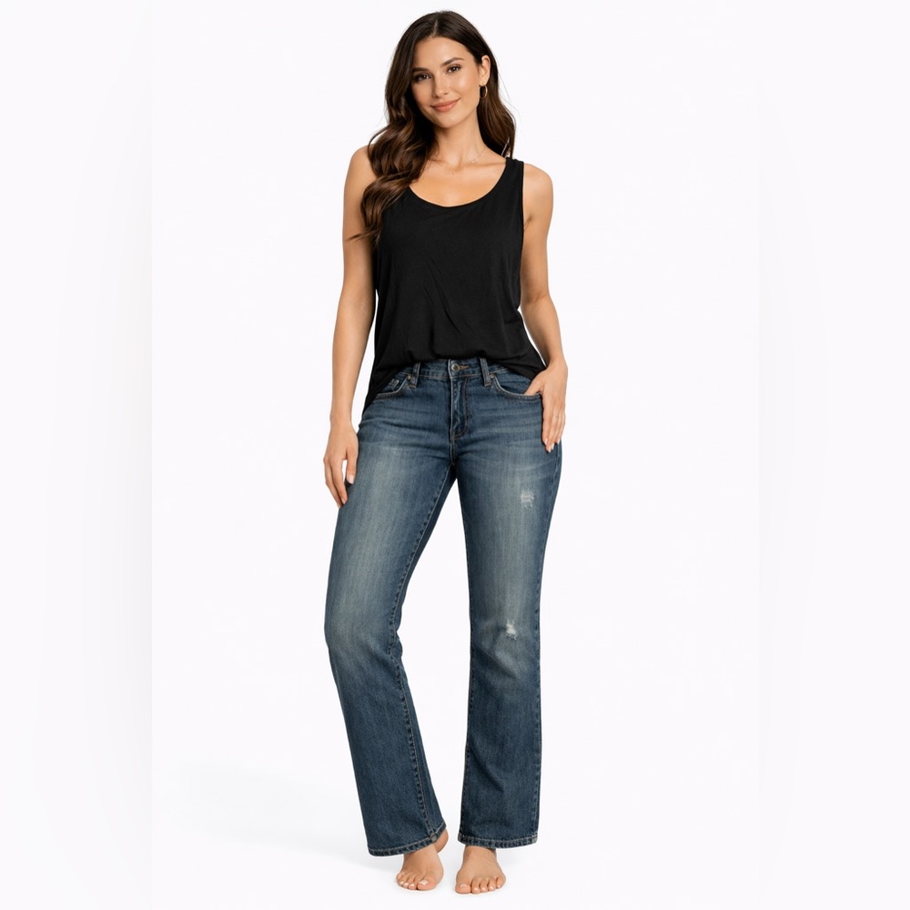 Paper denim &‎ Cloth Destress Straight Fit Jeans